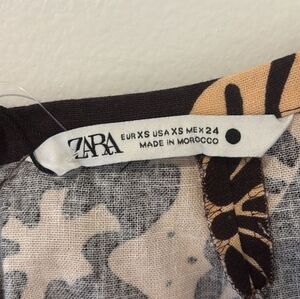 Zara Floral Patterned Top